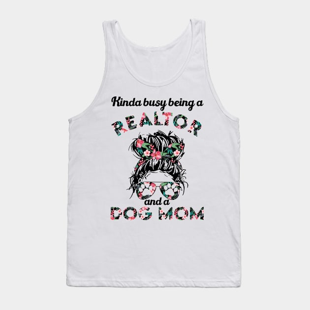 Realtor woman and dog mom gifts Tank Top by SerenityByAlex